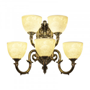 Бра Bohemia Ivele Crystal Verona 7203B16/3+2/210 NB P1 U Rose