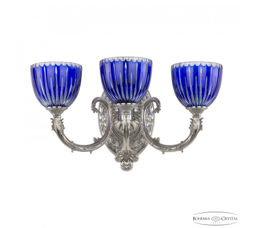 Бра Bohemia Ivele Crystal Florence 7109B12/3/210 Ni P1 U Clear-Blue/H-1K