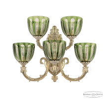 Бра Bohemia Ivele Crystal Florence 7109B16/3+2/210 GW P1 U Clear-Green/H-1H