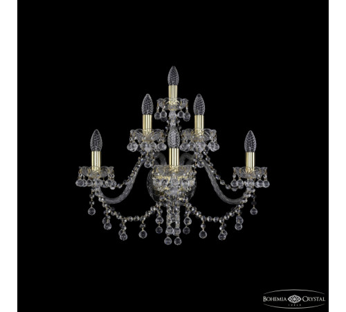 Бра Bohemia Ivele Crystal 1409B/3+2+1/240 G Бра Bohemia Ivele Crystal 1409B/3+2+1/240 G