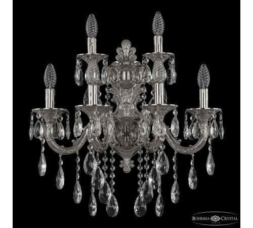 Бра Bohemia Ivele Crystal Florence 7101B16/4+2/210 B Ni