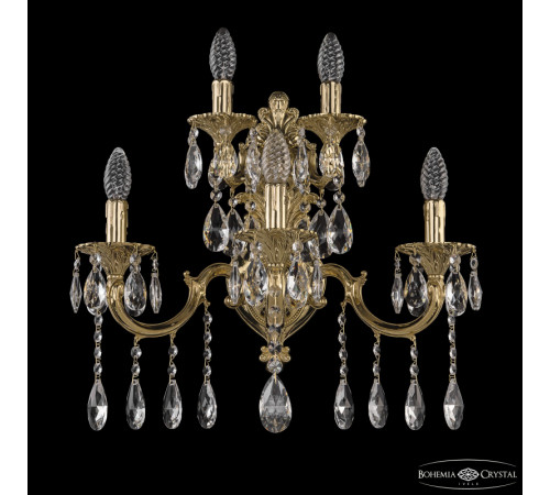 Бра Bohemia Ivele Crystal Verona 7201B16/3+2/210 A G Бра Bohemia Ivele Crystal Verona 7201B16/3+2/210 A G