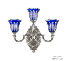 Бра Bohemia Ivele Crystal Verona 7214B12/2+1/210 Ni P2 U Clear-Blue/H-1H