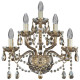 Бра Bohemia Ivele Crystal 1413B/2+2+1/165 G M721