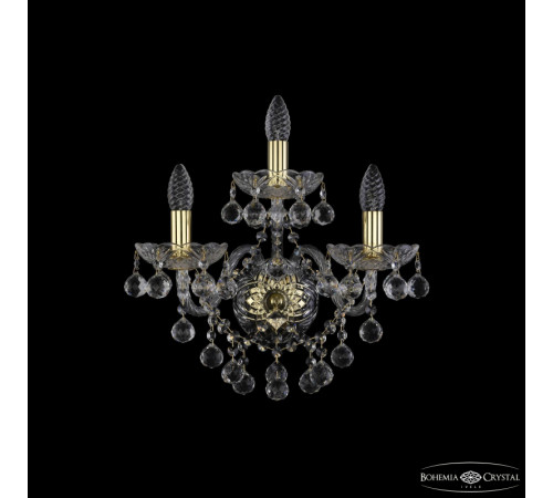 Бра Bohemia Ivele Crystal 1409B/2+1/160/XL G Бра Bohemia Ivele Crystal 1409B/2+1/160/XL G
