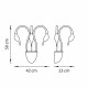 Бра Lightstar Cigno Collo Bk 751637