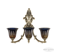 Бра Bohemia Ivele Crystal Verona 7211B15/3/210 GB P2 U Amber-Blue/H-1K