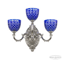 Бра Bohemia Ivele Crystal Verona 7214B12/2+1/210 Ni P1 U Clear-Blue/H-1J