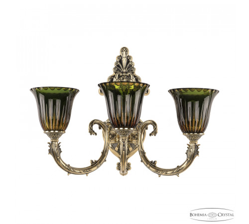 Бра Bohemia Ivele Crystal Florence 7109B15/3/210 GB P2 U Amber-Green/H-1K Бра Bohemia Ivele Crystal Florence 7109B15/3/210 GB P2 U Amber-Green/H-1K