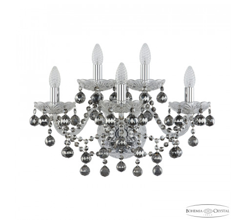 Бра Bohemia Ivele Crystal 1409B/3+2/195/XL Ni R731 Бра Bohemia Ivele Crystal 1409B/3+2/195/XL Ni R731