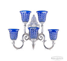 Бра Bohemia Ivele Crystal Verona 7203B15/3+2/210 NW P2 U Clear-Blue/H-1J