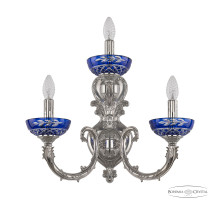 Бра Bohemia Ivele Crystal Florence 7109B16/2+1/210 Ni P Clear-Blue/H-1J