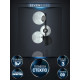 Бра Seven Fires Sendi SF4043/3W-BK-CL