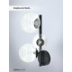 Бра Seven Fires Sendi SF4043/3W-BK-CL