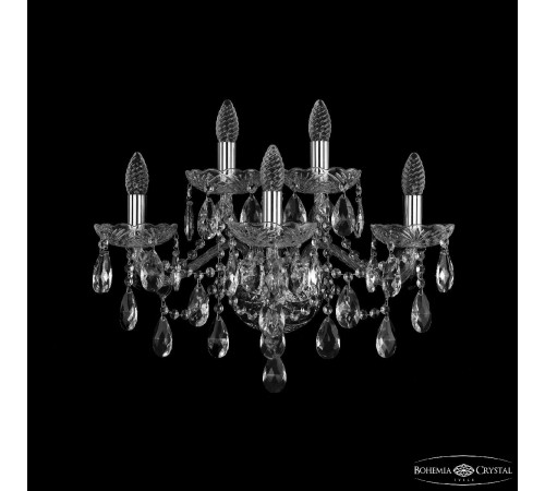 Бра Bohemia Ivele Crystal 1415B/3+2/200/XL Ni Бра Bohemia Ivele Crystal 1415B/3+2/200/XL Ni