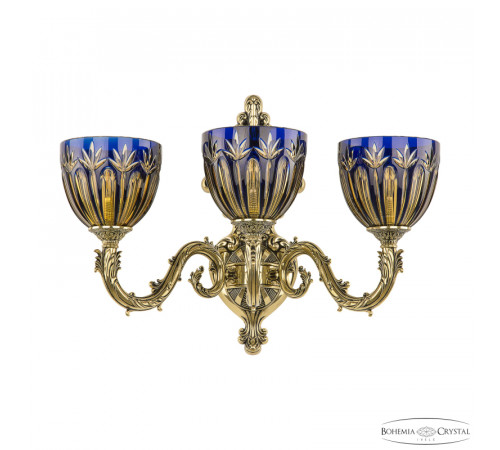 Бра Bohemia Ivele Crystal Florence 7101B15/3/210 GB P1 U Amber-Blue/H-1I Бра Bohemia Ivele Crystal Florence 7101B15/3/210 GB P1 U Amber-Blue/H-1I