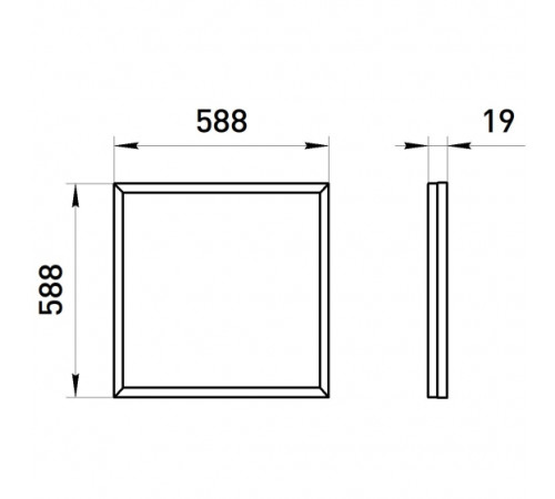 Светодиодная панель Эра SPO-640-3-4K-32 Б0061337 Светодиодная панель Эра SPO-640-3-4K-32 Б0061337