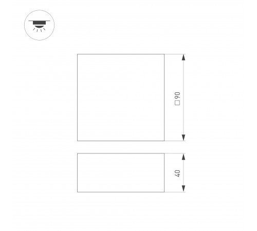 Встраиваемый светильник Arlight DL-GRIGLIATO-S90x90-12W Warm3000 (WH, 90 deg, 230) 038332 Встраиваемый светильник Arlight DL-GRIGLIATO-S90x90-12W Warm3000 (WH, 90 deg, 230) 038332