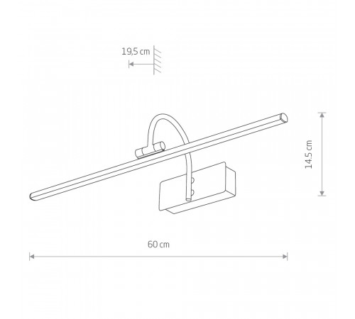 Подсветка для картин Nowodvorski Giotto Led M 8170 Подсветка для картин Nowodvorski Giotto Led M 8170
