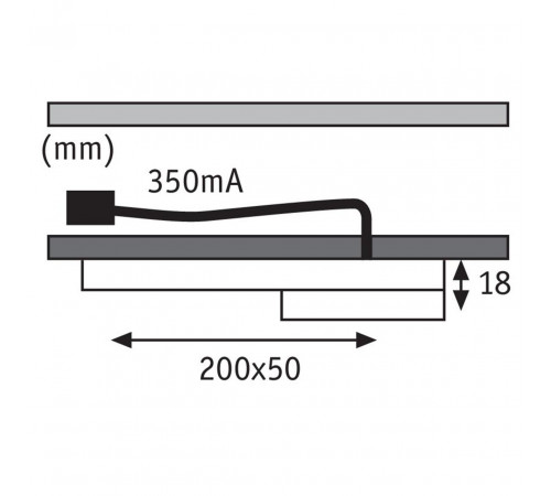 Мебельный светодиодный светильник Paulmann Micro Line Led Setup 93567 Мебельный светодиодный светильник Paulmann Micro Line Led Setup 93567
