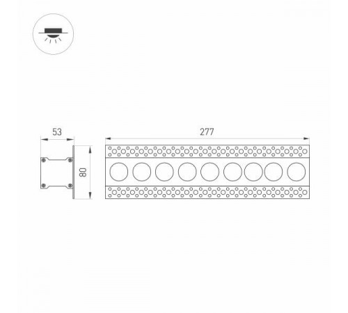Встраиваемый светодиодный светильник Arlight MS-Orient-Built-Trimless-TC-S38x277-20W Day3000 031926 Встраиваемый светодиодный светильник Arlight MS-Orient-Built-Trimless-TC-S38x277-20W Day3000 031926