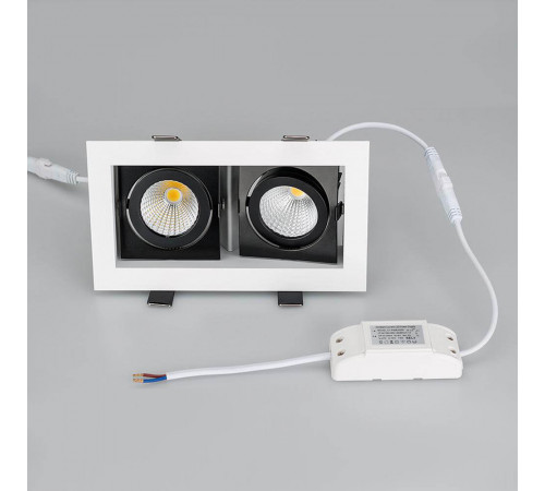 Встраиваемый светильник Arlight CL-KARDAN-S180x102-2x9W Day 024129 Встраиваемый светильник Arlight CL-KARDAN-S180x102-2x9W Day 024129