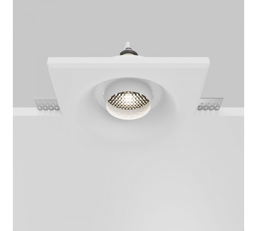 Встраиваемый светильник Maytoni Gyps Modern DL006-GU10-RD-W