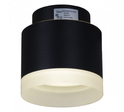 Накладной светильник Reluce 53004-9.5-001IL GX53+LED3W BK Накладной светильник Reluce 53004-9.5-001IL GX53+LED3W BK