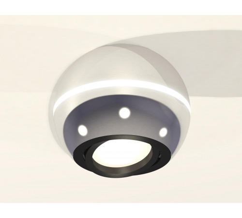 Накладной поворотный светильник с дополнительной подсветкой Ambrella Light Techno XS1104010 (C1104, N7002)