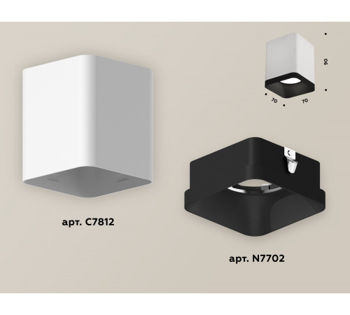 Накладной светильник Ambrella Light Techno XS7812002 (C7812, N7702) Накладной светильник Ambrella Light Techno XS7812002 (C7812, N7702)