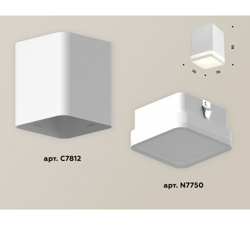 Потолочный светильник Ambrella Light Techno Spot XS7812020 (C7812, N7750)