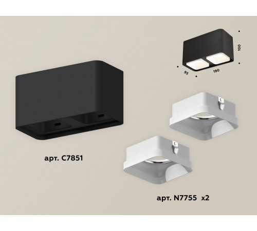Потолочный светильник Ambrella Light Techno Spot XS7851021 (C7851, N7755) Потолочный светильник Ambrella Light Techno Spot XS7851021 (C7851, N7755)