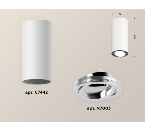 Накладной поворотный светильник Ambrella Light Techno XS7442003 (C7442, N7003)
