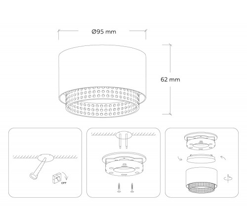 Накладной светильник Ambrella Light Techno family TN71275 Накладной светильник Ambrella Light Techno family TN71275