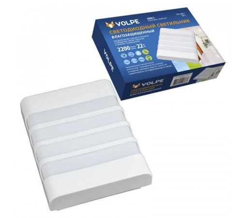 Потолочный светодиодный светильник Volpe ULW-Q280 22W/4000K/S01 IP65 White UL-00006710 Потолочный светодиодный светильник Volpe ULW-Q280 22W/4000K/S01 IP65 White UL-00006710