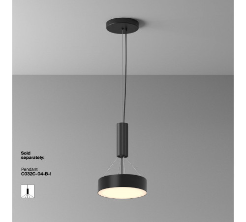 Накладной светильник Maytoni Zon C032CL-24W3K-RD-B Накладной светильник Maytoni Zon C032CL-24W3K-RD-B