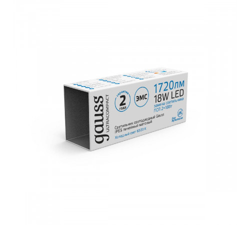 Накладной светодиодный светильник Gauss 143424318 Накладной светодиодный светильник Gauss 143424318