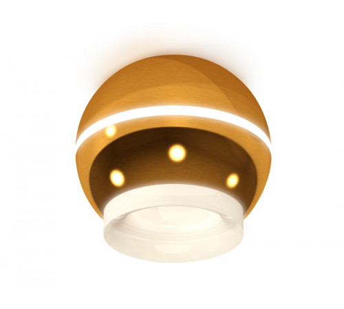 Накладной светильник с дополнительной подсветкой Ambrella Light Techno XS1105030 (C1105, N7165)