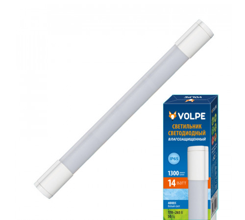 Потолочный светодиодный светильник (UL-00002581) Volpe ULT-Q218 14W/NW IP65 White Потолочный светодиодный светильник (UL-00002581) Volpe ULT-Q218 14W/NW IP65 White