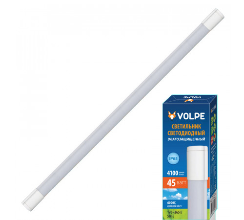 Потолочный светодиодный светильник (UL-00002583) Volpe ULT-Q218 45W/DW IP65 White Потолочный светодиодный светильник (UL-00002583) Volpe ULT-Q218 45W/DW IP65 White