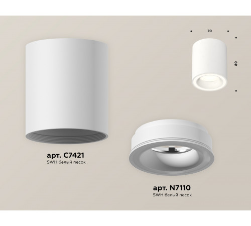 Потолочный светильник Ambrella Light Techno Spot XS7421020 (C7421, N7110) Потолочный светильник Ambrella Light Techno Spot XS7421020 (C7421, N7110)