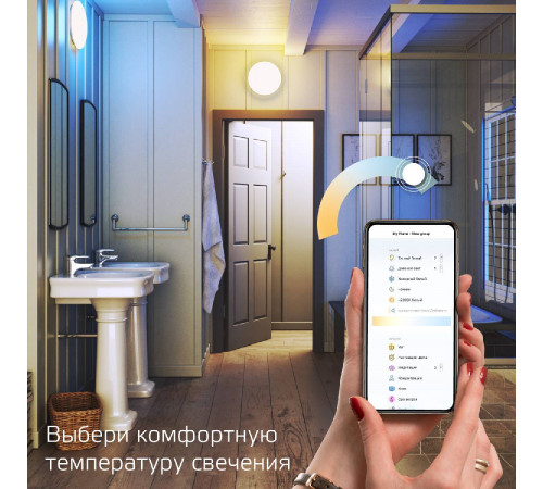 Накладной светодиодный светильник Gauss Smart Home 2050112