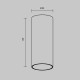 Накладной светильник Maytoni Focus led C056CL-L12W2.7K-W-BS