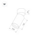 Корпус накладного светильника Arlight SP-Polo-Surface-Flap-R65 024383(1)