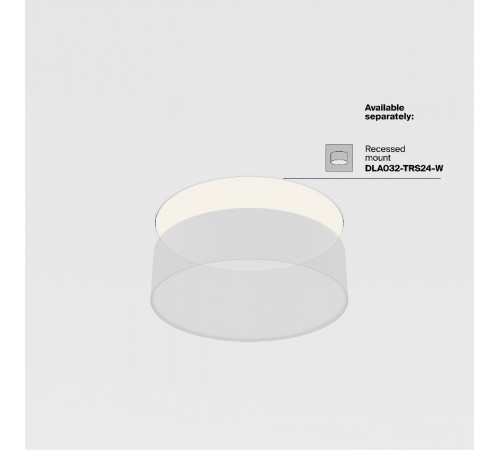Накладной светильник Maytoni Zon C032CL-24W3K-RD-MG Накладной светильник Maytoni Zon C032CL-24W3K-RD-MG