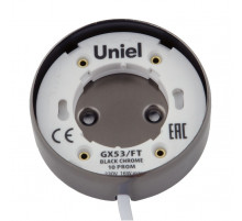 Накладной светильник Uniel GX53/FT BLACK CHROME 10 PROM UL-00003735