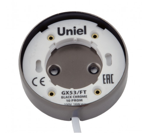 Накладной светильник Uniel GX53/FT BLACK CHROME 10 PROM UL-00003735 Накладной светильник Uniel GX53/FT BLACK CHROME 10 PROM UL-00003735