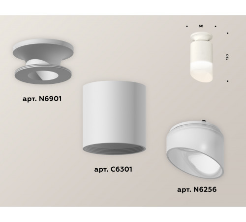 Накладной светильник Ambrella Light Techno XS6301105 (N6901, C6301, N6256)