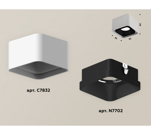 Накладной светильник Ambrella Light Techno XS7832002 (C7832, N7702) Накладной светильник Ambrella Light Techno XS7832002 (C7832, N7702)