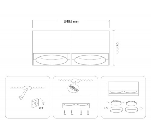 Накладной светильник Ambrella Light GX Standard tech TN70875 Накладной светильник Ambrella Light GX Standard tech TN70875